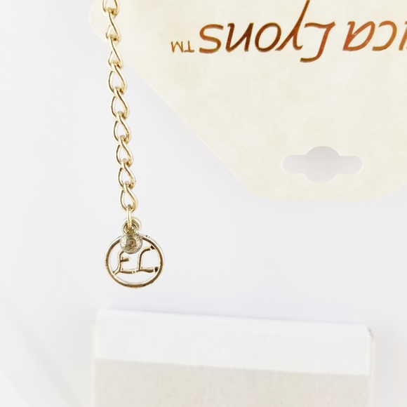 Erica Lyons Five Level Tiered Crystal Necklace NWT - Picture 9 of 12